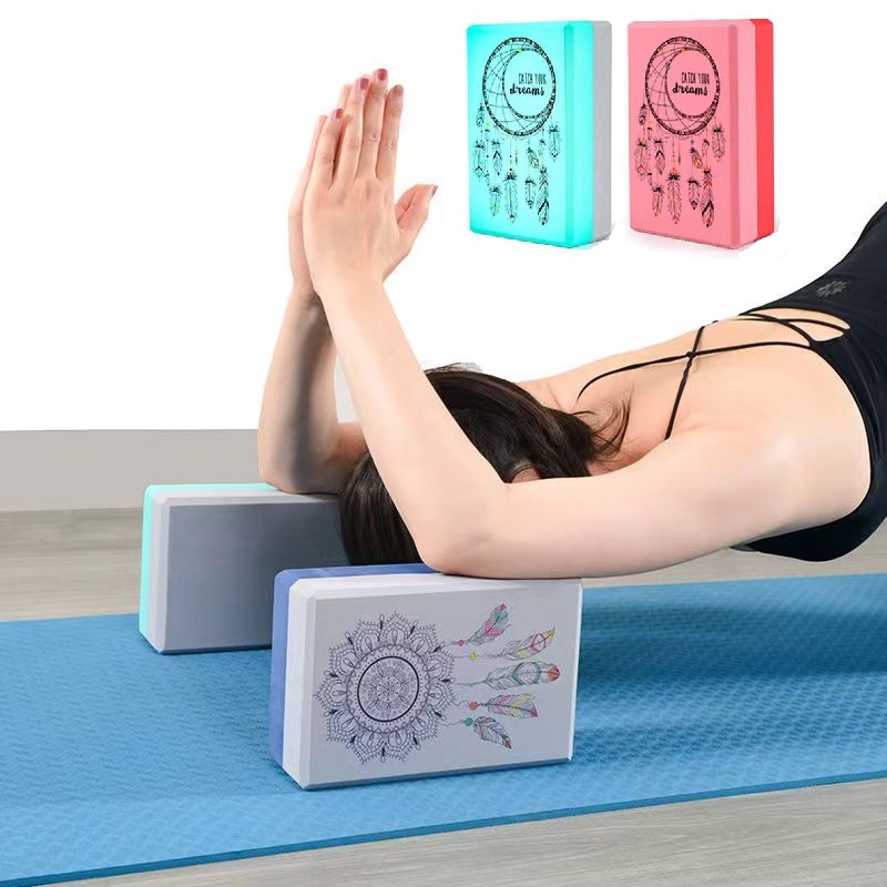 Pilates Yoga Block Exercises - Two Colors EVA Yoga Blocks Gym