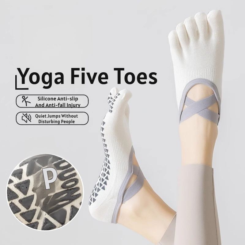 Pilates Is Yoga - Summer thin five-finger yoga socks, indoor