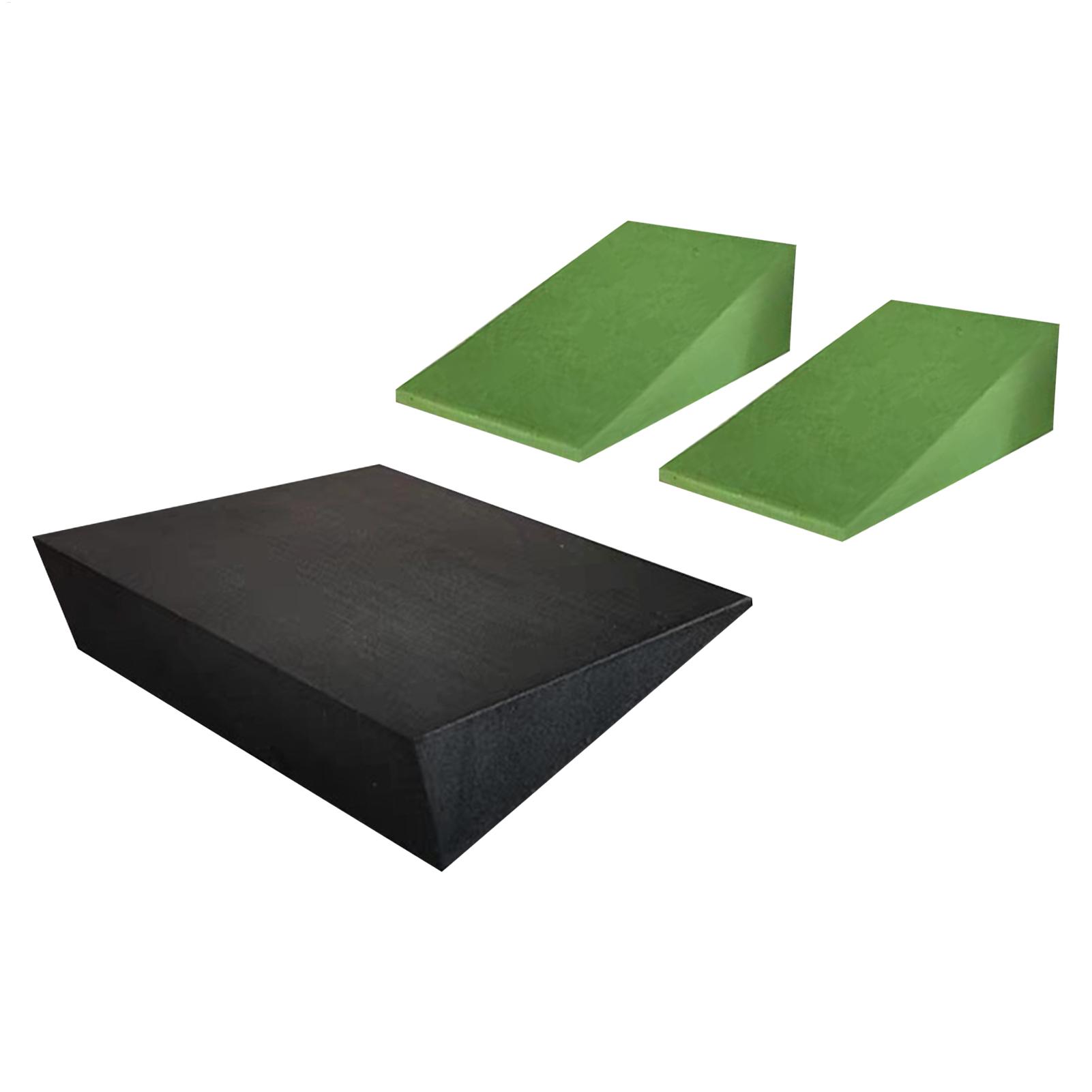 Pilates Yoga Block Exercises - 3Pcs Yoga Wedge Blocks EVA Foam