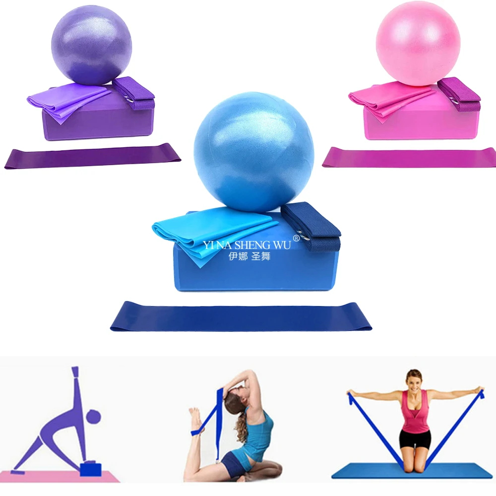 Yoga Starter Kit 5pc Set Yoga  - Pilates Yoga Block Exercises ulasan dan harga