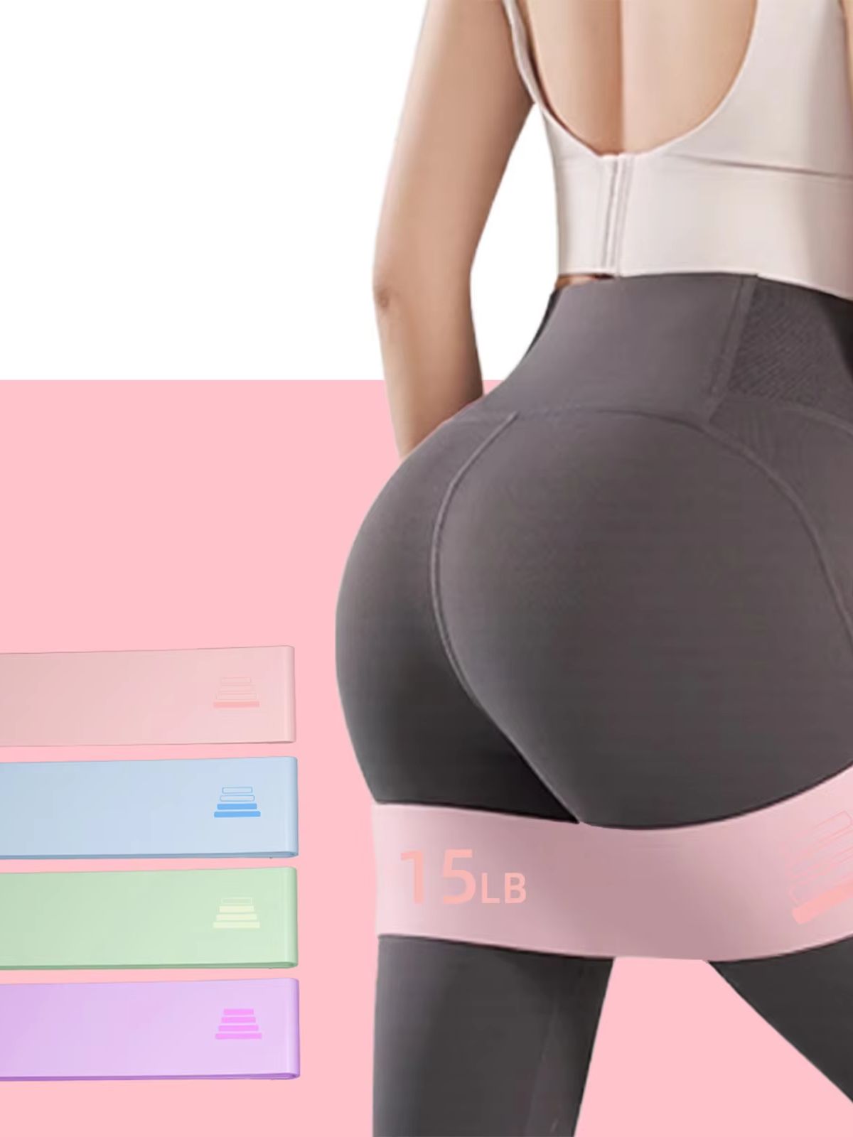 Stretch Bands for Exercise, Re - Pilates Yoga Kit ulasan dan harga