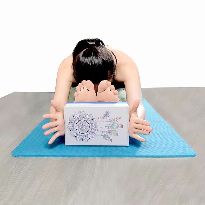 Two Colors EVA Yoga Blocks Gym - Pilates Yoga Block Exercises ulasan dan harga