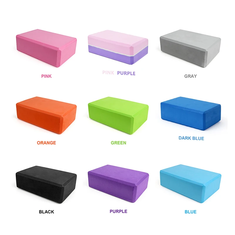 EVA Foam Yoga Block Props Bric - Pilates Yoga Block Exercises ulasan dan harga