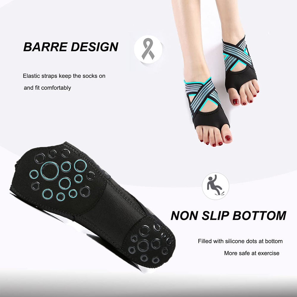 1Pair Women Non-Slip Toeless G - Pilates Yoga Reformer ulasan dan harga