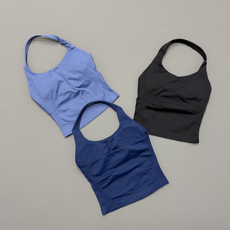 Women Halter Neck Sports Top S - Yoga Strap Cotton ulasan dan harga
