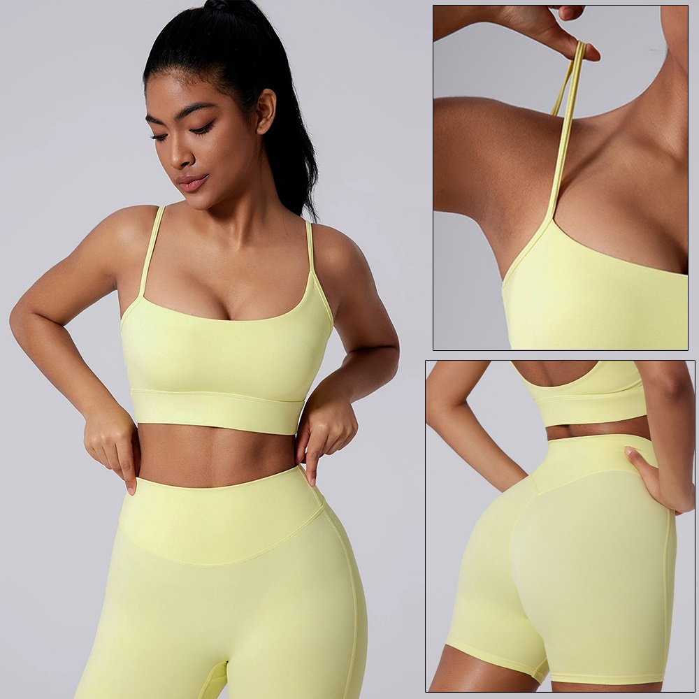 Cloud Hide Yellow Yoga Suit Gy - Pilates Yoga Kit ulasan dan harga