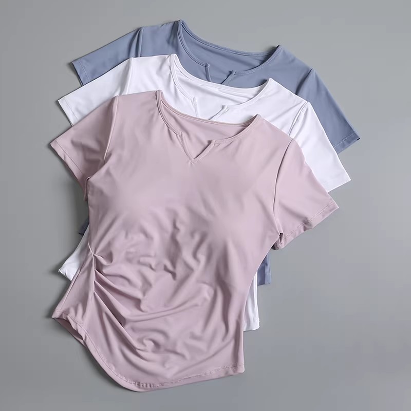 Women's Yoga Top with Chest Pa - Pilates Yoga Kit ulasan dan harga