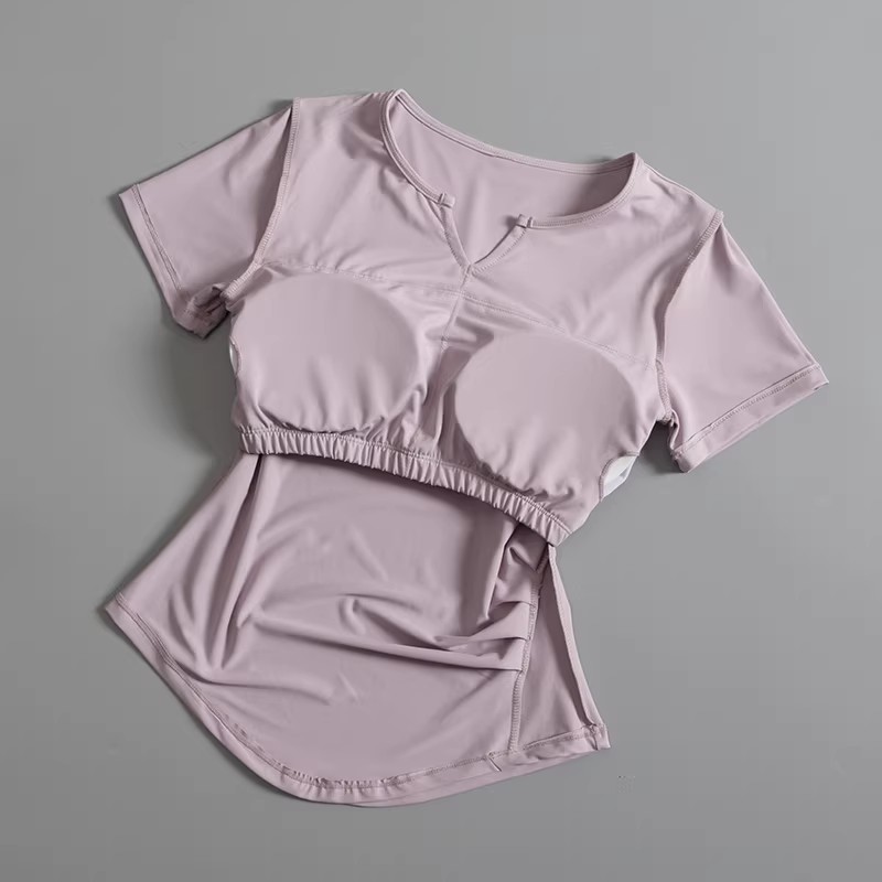 Women's Yoga Top with Chest Pa - Pilates Yoga Kit ulasan dan harga