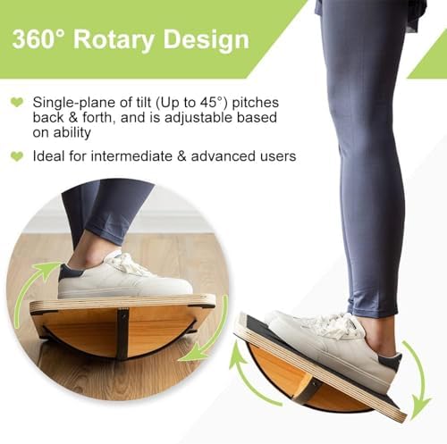 Professional Wooden Balance Bo - Balance Board Wobble ulasan dan harga