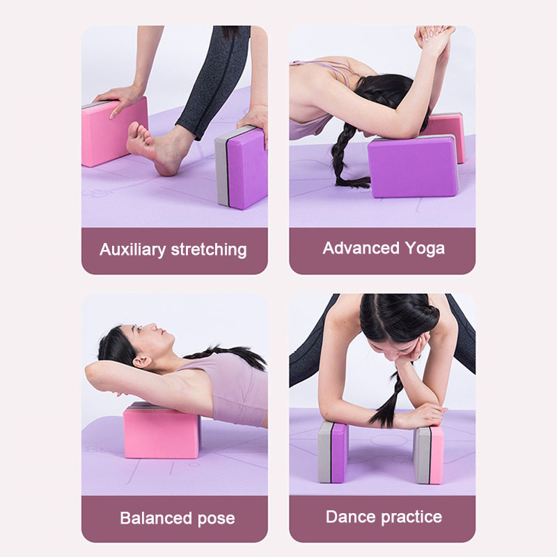 1PC Yoga Building Blocks Cubes - Pilates Yoga Block Exercises ulasan dan harga