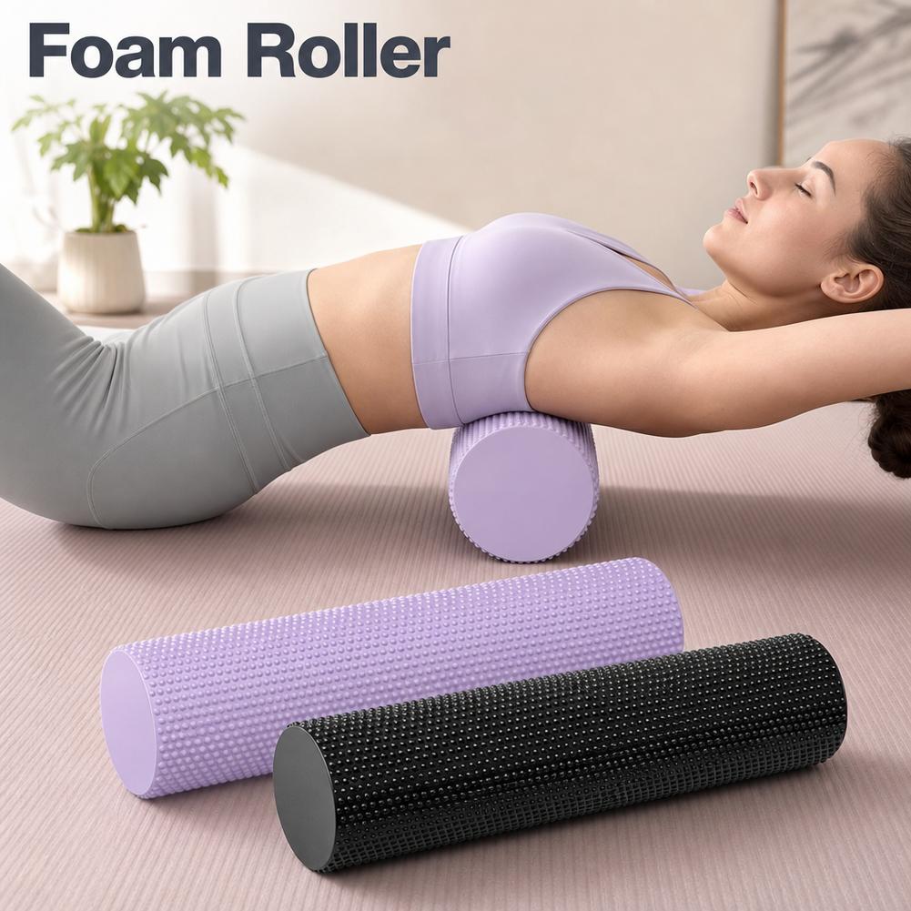 Yoga Foam Roller EVA High Dens - Pilates Yoga Reformer ulasan dan harga