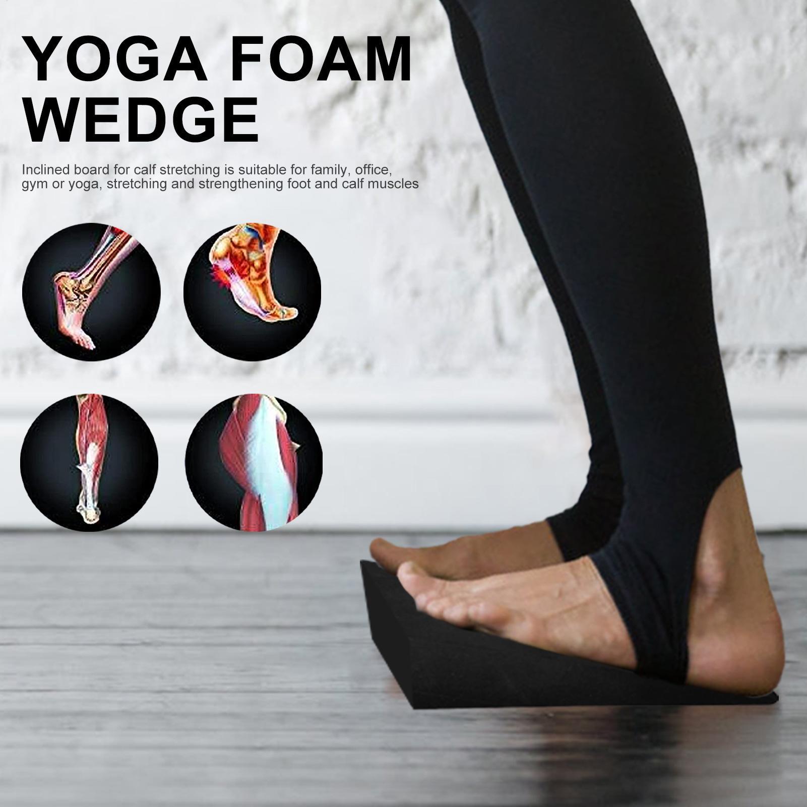 1Pairs Yoga Wedge Blocks EVA F - Pilates Yoga Block Exercises ulasan dan harga