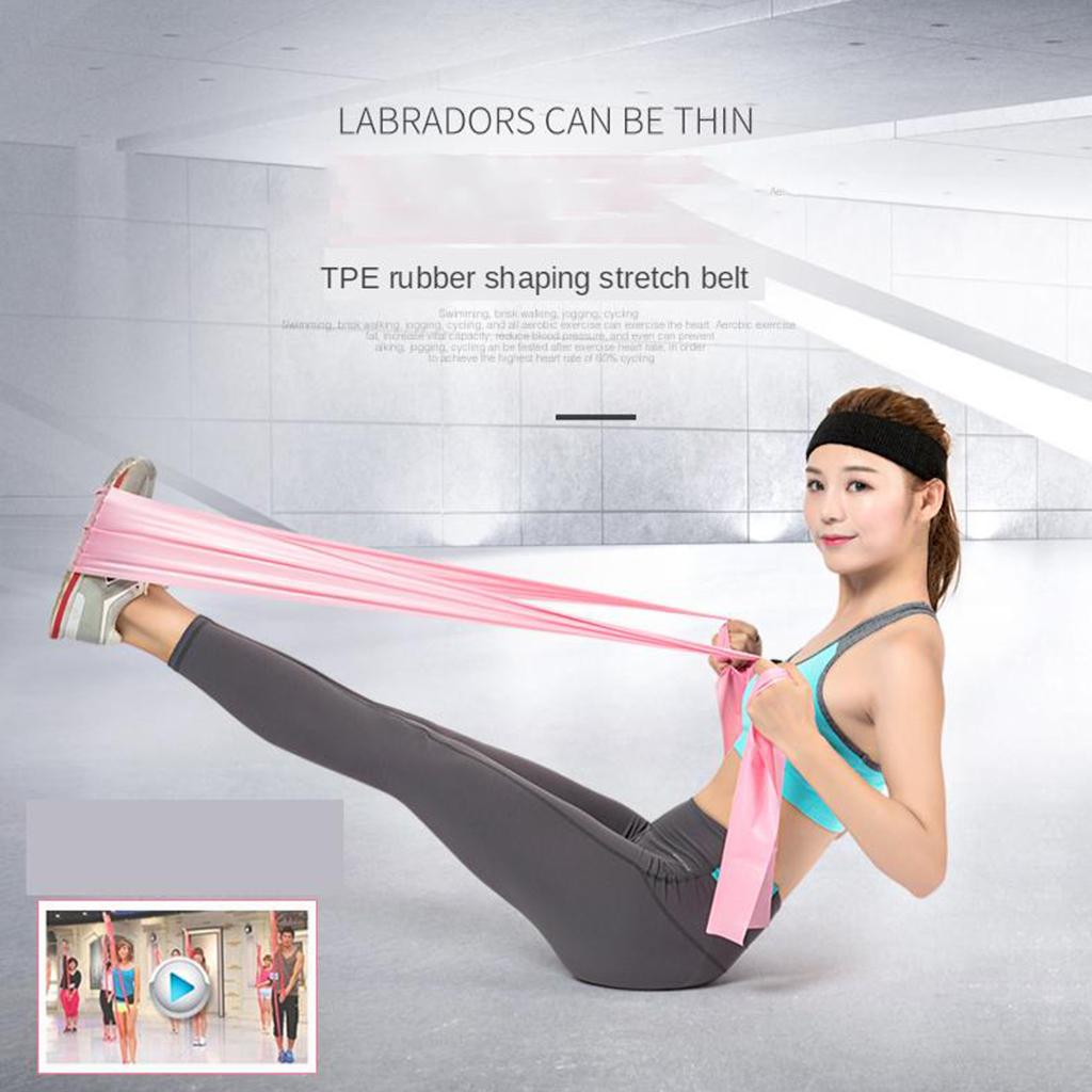 Long Stretch Exercise Bands TP - Pilates Yoga Kit ulasan dan harga