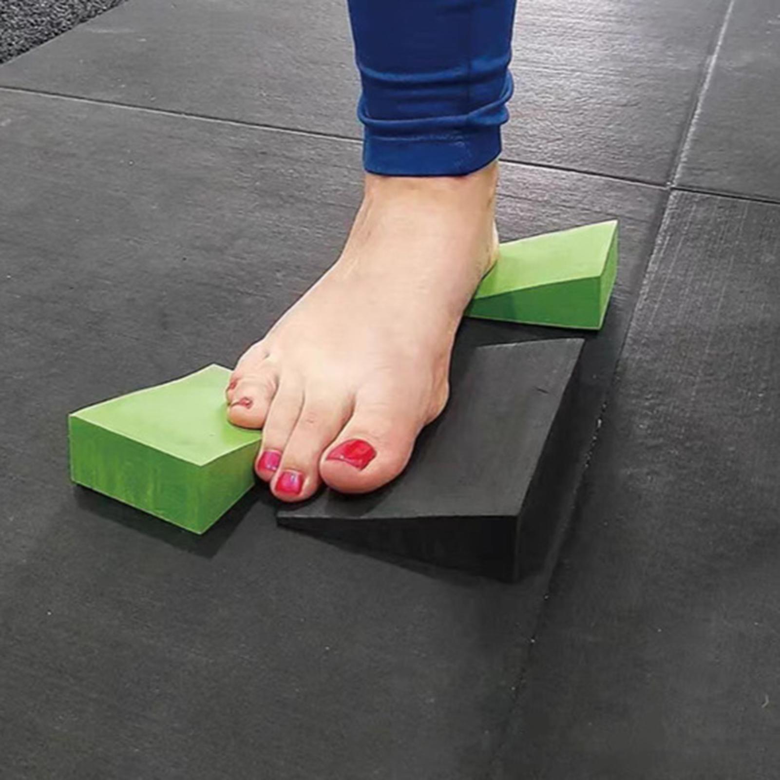 3Pcs Yoga Wedge Blocks EVA Foa - Pilates Yoga Block Exercises ulasan dan harga