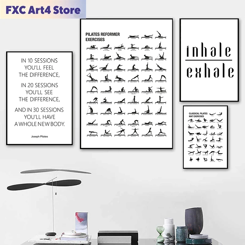 Frameless Pilates Workout Char - Pilates Is Yoga ulasan dan harga
