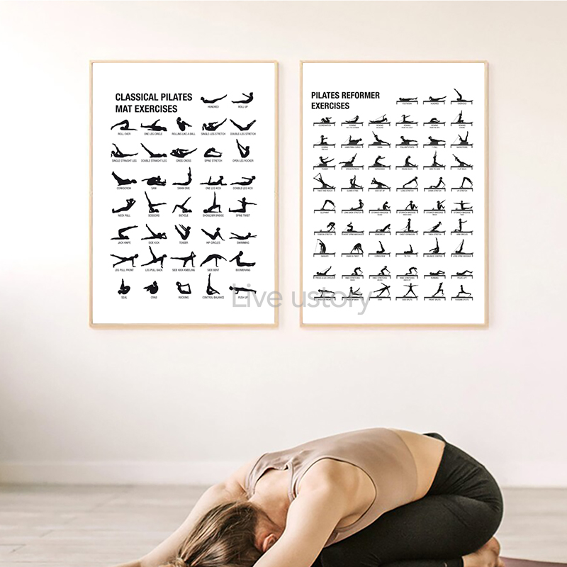 Frameless Pilates Workout Char - Pilates Is Yoga ulasan dan harga