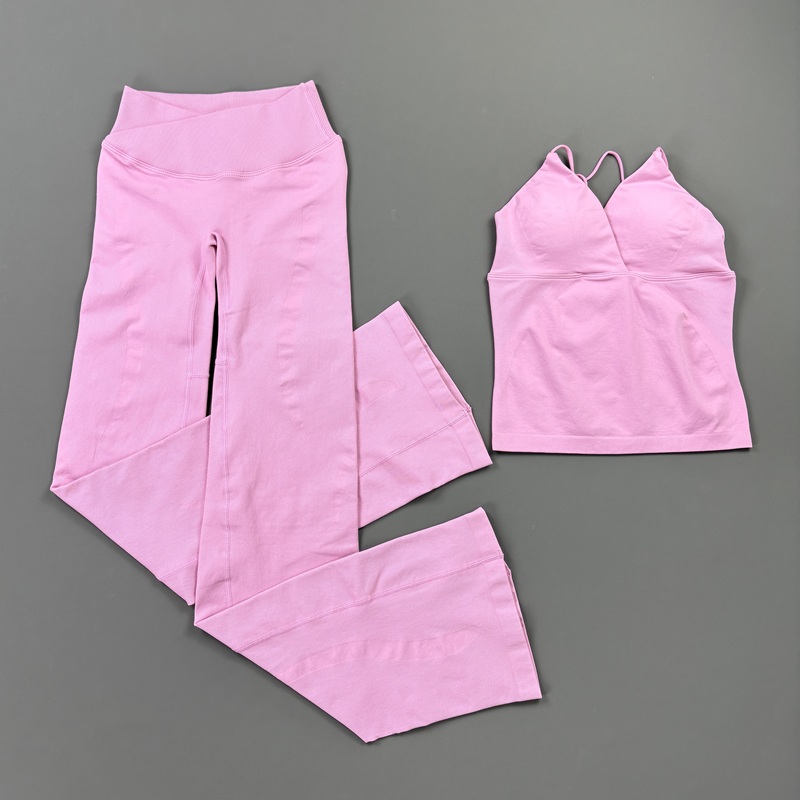 2Pcs Women Seamless Yoga Worko - Pilates Yoga Kit ulasan dan harga