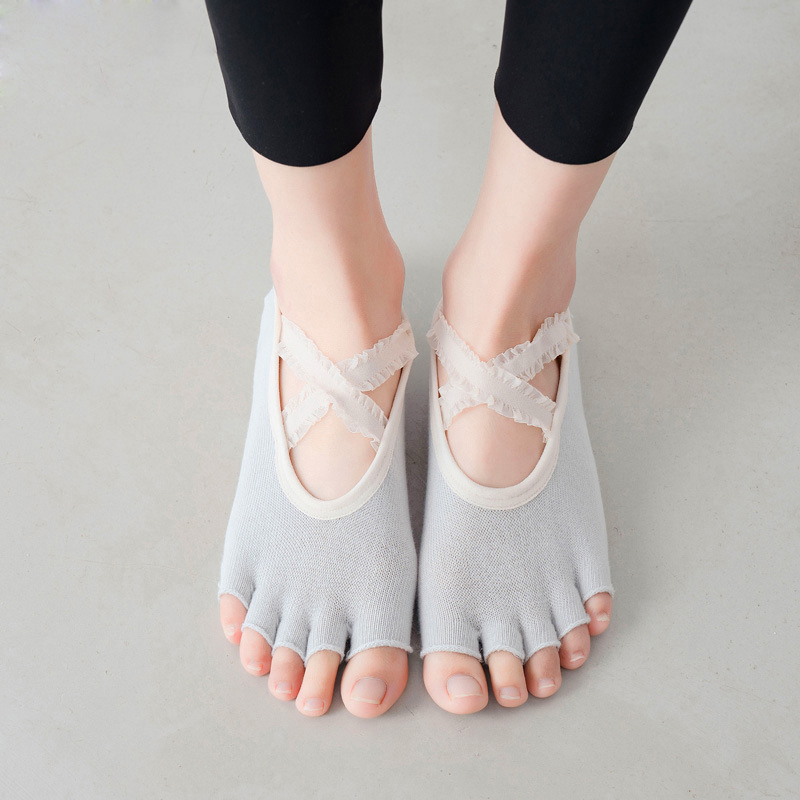 Five Finger Yoga Socks Lace Cr - Yoga Strap Cotton ulasan dan harga